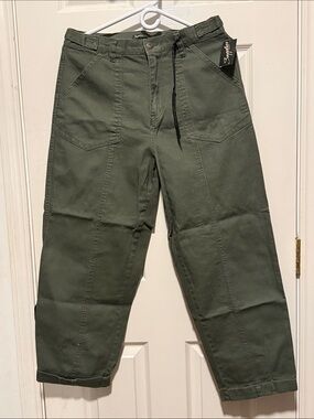 Signature Olive Utility Cargo Jeans